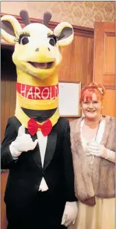  ?? Photo / Supplied ?? Waipa¯ King Country Life Education Trust educator Nicky Wise and her ‘date,’ Harold.
