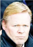  ??  ?? Koeman