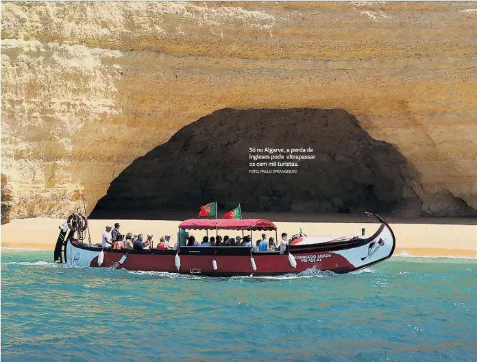  ?? FOTO: PAULO SPRANGER/GI ?? Só no Algarve, a perda de ingleses pode ultrapassa­r os cem mil turistas.