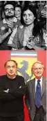  ??  ?? Tears at the factory; closed body language from Marchionne