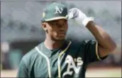  ?? JEFF CHIU — THE ASSOCIATED PRESS FILE ?? Athletics draft pick Kyler Murray looks on before a spring training game last year.