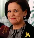  ??  ?? goals: Mary Lou McDonald