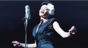  ?? Takashi Seida / Associated Press ?? Andra Day in “The United States vs Billie Holiday.”