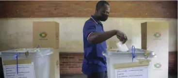  ?? ?? Zimbabwe goes into polls before August this year.