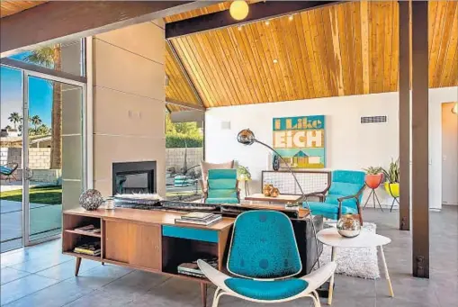  ?? Photograph­s courtesy of KUD Properties ?? THE HOMES are 90% accurate to original Joseph Eichler designs, says Troy Kudlac, the founder of the building company.
