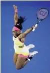  ?? LEE JIN-MAN/AP PHOTO ?? Serena Williams celebrates her 19th major title after winning the Australian Open on Saturday.