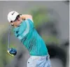  ??  ?? Rory McIlroy hits his tee shot on the 16th hole at Bay Hill during the 2019 Arnold Palmer Invitation­al as the tournament’s defending champion.