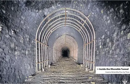  ?? Graeme Bickerdike/Four by Three ?? > Inside the Rhondda Tunnel