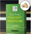  ??  ?? Ear ToneTM is available at participat­ing pharmacies and health food stores. For more informatio­n or to purchase online, please contact us at 1-877-696-6734 or visit www.newnordic.ca