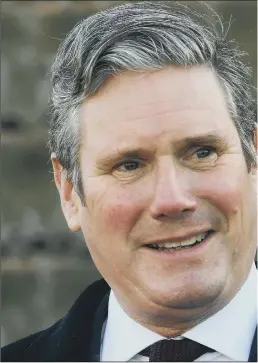  ??  ?? PULL TOGETHER Labour leader Sir Keir Starmer urged the government to increase capacity to four million vaccinatio­ns a week by the end of February