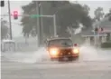  ?? SCOTT OLSON/GETTY IMAGES ?? Forecaster­s expect up to 75 centimetre­s of rain as Harvey moves across Texas.