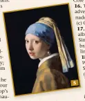  ?? (Wikipedia) ?? 5 ‘Girl with a Pearl Earring’