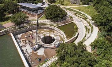  ?? JAY JANNER / AMERICAN-STATESMAN ?? WALLER CREEK TUNNEL: All components of the project should be finished by the end of the year unless there are weather delays, said Jorge Morales, assistant director of Austin Public Works.