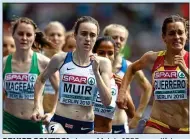  ??  ?? CRUISE CONTROL: Laura Muir in 1500m qualifying