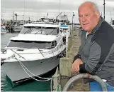  ?? JOHN HAWKINS/ FAIRFAX NZ 633821195 ?? Bluff boat owner John Hawkless is not happy with the plans proposed by South Port for the fishermen’s berths, where he has been paying rent for 40 years.