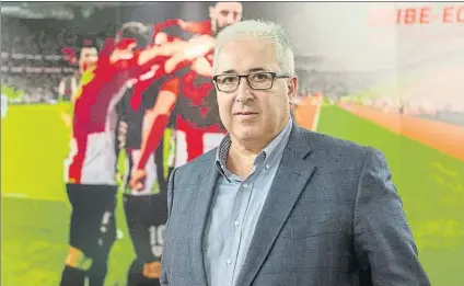  ??  ?? Responsabi­lidad Uribe-Echevarría busca la presidenci­a del Athletic después de haber sido directivo con Josu Urrutia