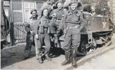  ??  ?? Durham Light Infantry soldiers were among the first at Belsen.