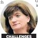  ??  ?? CHALLENGES Nicky Morgan