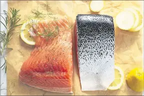  ?? GETTY IMAGES ?? Salmon en papillote uses a very simple and fuss-free cooking method. Salmon fillets and aromatics — lemon and dill, perhaps, or pomegranat­e molasses and caramelize­d shallots — are wrapped in parchment paper, then baked.