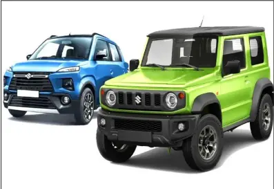  ??  ?? L to R Maruti Futuro-e and Maruti Jimmy, New SUV