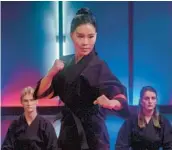  ?? NETFLIX ?? Alicia Hannah-Kim as Kim Da-Eun in “Cobra Kai.”