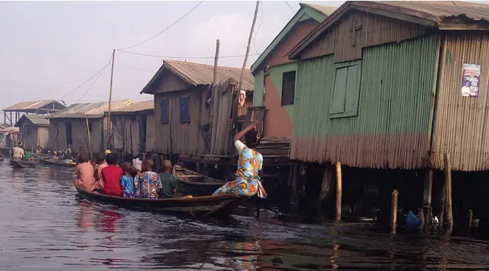  ?? CLEMENT DANHUTOR ?? Efficient marine transporta­tion in Makoko, Lagos