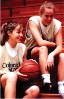  ?? Photograph: Getty Images ?? Becky Hammon, left, during her playing career at Colorado State University in 1996.