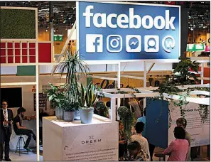  ?? AP ?? French lawmakers Thursday approved a 3% annual tax on revenue of Internet and technology giants like Google, Amazon and Facebook, which had booths at the Vivatech gadgets show in Paris in 2017.
