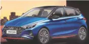  ??  ?? The i20 N-line gets sportier and aggressive-looking styling elements and a tweaked suspension