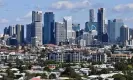  ?? Photograph: Darren England/AAP ?? Houses and apartments in Brisbane in Queensland, a state where homelessne­ss has soared.