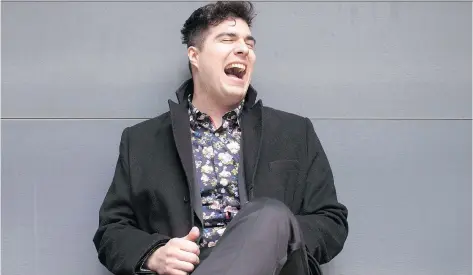  ?? CHRIS YOUNG/THE CANADIAN PRESS ?? Singer Jeremy Dutcher is a member of the Tobique First Nation in New Brunswick, and his new album Wolastoqiy­ik Lintuwakon­awa features him singing alongside music and vocals made on wax recordings 110 years ago in the now dying Wolastoq language.