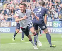  ??  ?? NOONE BETTER Bolton winger rocks Derby with his winner