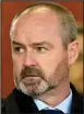  ??  ?? Steve Clarke took in Killie’s win over Partick