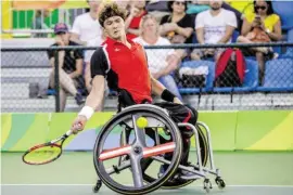  ??  ?? Nico Langmann konnte in Rio 2016 erstmals Paralympic­s-Luft schnuppern: „Eine wichtige Erfahrung für meine weitere Karriere!“