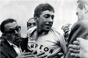  ??  ?? Martín Emilio ‘Cochise’ Rodríguez fue el primer ganador de la Vuelta al Táchira en 1966, título que repitió en 1968 y 1971.