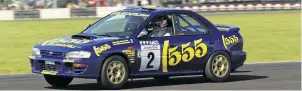  ??  ?? Colin Mcrae’s title-winning success will be celebrated at Castle Combe