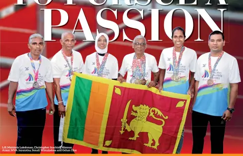  ??  ?? L-R: Mahinda Lakshman, Christophe­r Joachim, Nimnaz Ansar, MVA Jayaratna, Sonali Wimaladasa and Gehan Dias