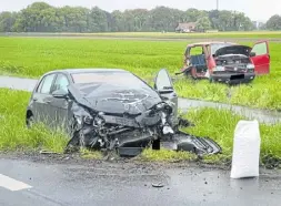  ?? Foto: Polizei Minden-Lübbecke ?? Beide Autos nahmen starken Schaden.