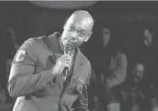  ?? NETFLIX ?? Dave Chappelle is having his most public moment in a decade.