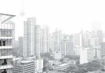  ?? — Bernama photo ?? The property sector recorded 160,172 transactio­ns worth RM68.30 billion in the first half of this year, 6.9 per cent higher in terms of volume and 0.8 per cent higher in value over the same period last year, the MoF said.