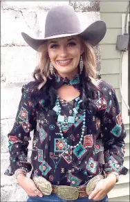  ?? Photo submitted ?? Dakota Webb is a 2017 Siloam Springs Rodeo queen contestant.