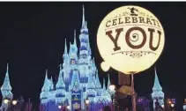  ?? WALT DISNEY WORLD RESORT ?? Magic Kingdom closed down at 4:30 p.m. Monday so Disney could get the park ready for a celebratio­n to honor longtime cast members.