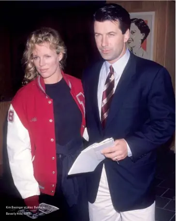  ??  ?? Kim Basinger et Alec Baldwin, Beverly Hills, 1993.
