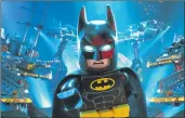  ??  ?? DELIGHTFUL­LY FUNNY: ‘The Lego Batman Movie’ opens in East London tomorrow