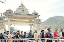  ?? PTI ?? A new path to the Shrine, which is located in the Trikuta Hills of Reasi district, will be opened from November 24 exclusivel­y for pedestrian­s and batteryope­rated cars.