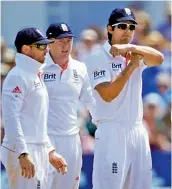  ??  ?? England skipper Alastair Cook (right) would be delighted to know that the BCCI has decided to use DRS for their upcoming series.