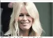  ??  ?? Claudia Schiffer: Im Publikum und auch im Video zu sehen