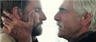  ??  ?? Bradley Cooper, left, wrote a part specifical­ly for actor Sam Elliott in the newest iteration of A Star Is Born.