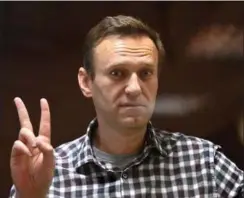  ?? FOTO: KIRILL KUDRYAVTSE­V/RITZAU SCANPIX ?? Aleksej Navalnyj blev alvorligt syg ombord på et russisk indenrigsf­ly efter at vaere blevet forgiftet med nervegifte­n Novitjok.