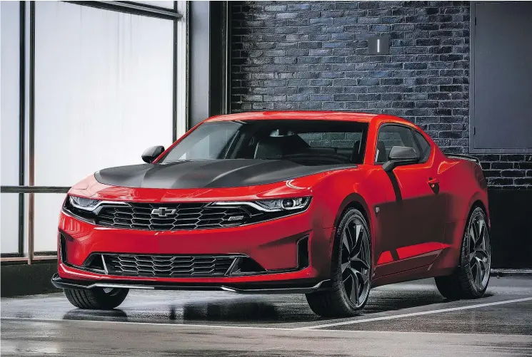  ?? — CHEVROLET ?? The 2019 Camaro Turbo 1LE joins the track-focused 1LE lineup, offering an FE3 suspension and new Track and Competitiv­e Driving modes.